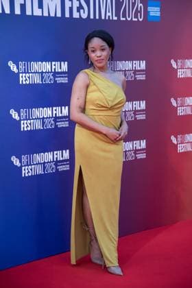 October 12, 2025, London, United Kingdom: Amara Okereke attends The Choral screening during the 69th BFI London Film Festival at The Royal Festival Hall. London United Kingdom - ZUMAs197 20251012_aaa_s197_337 Copyright: xLoredanaxSangiulianox