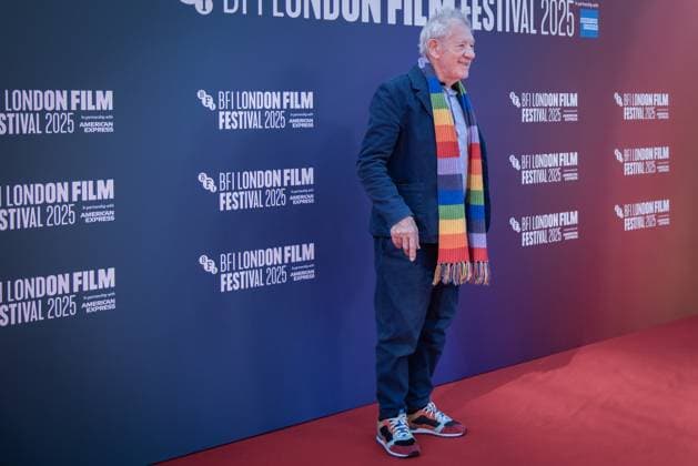 October 12, 2025, London, United Kingdom: Sir Ian McKellen attends The Choral screening during the 69th BFI London Film Festival at The Royal Festival Hall. London United Kingdom - ZUMAs197 20251012_aaa_s197_345 Copyright: xLoredanaxSangiulianox