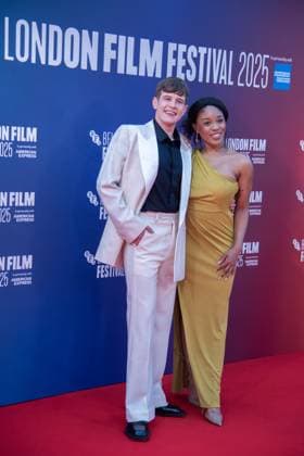 October 12, 2025, London, United Kingdom: Shaun Thomas and Amara Okereke attend The Choral screening during the 69th BFI London Film Festival at The Royal Festival Hall. London United Kingdom - ZUMAs197 20251012_aaa_s197_362 Copyright: xLoredanaxSangiulianox