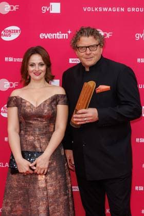 German Film Award 2024 Sophie Gordeladze and Marcus Bosch at Opus Klassik 2025 at the Konzerthaus am Gendarmenmarkt on 12 10 2025 in Berlin Copyright: xEventpressxKochanx