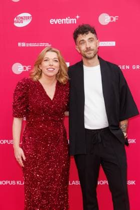 German Film Award 2024 Anna Novak and Tim Allhoff at Opus Klassik 2025 at the Konzerthaus am Gendarmenmarkt on 12 10 2025 in Berlin Copyright: xEventpressxKochanx