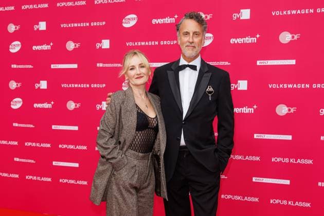 German Film Award 2024 Katharine Mehrling and Philip Krippendorff at Opus Klassik 2025 at the Konzerthaus am Gendarmenmarkt on 12 10 2025 in Berlin Copyright: xEventpressxKochanx