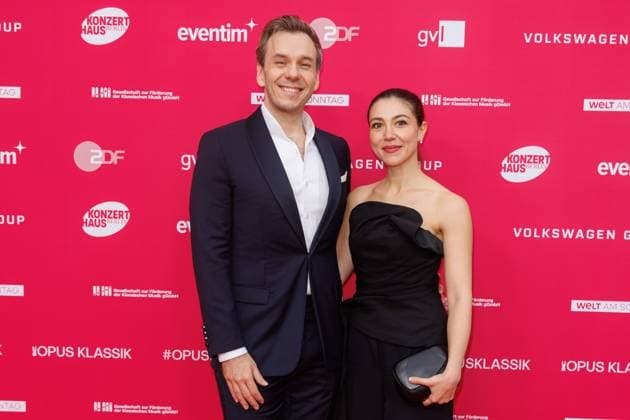 German Film Award 2024 Benjamin Bernheim and Sandra Hamaoui at Opus Klassik 2025 at the Konzerthaus am Gendarmenmarkt on 12 10 2025 in Berlin Copyright: xEventpressxKochanx