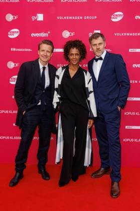German Film Award 2024 Maximilian von Pufendorf, Dennenesch Zoude and Jens Atzorn at Opus Klassik 2025 at the Konzerthaus am Gendarmenmarkt on 12 10 2025 in Berlin Copyright: xEventpressxKochanx