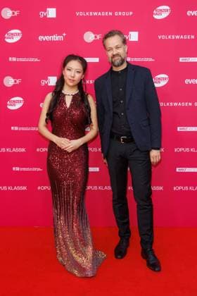 German Film Award 2024 Leia Zhu and Marcus Heinicke at Opus Klassik 2025 at the Konzerthaus am Gendarmenmarkt on 12 10 2025 in Berlin Copyright: xEventpressxKochanx