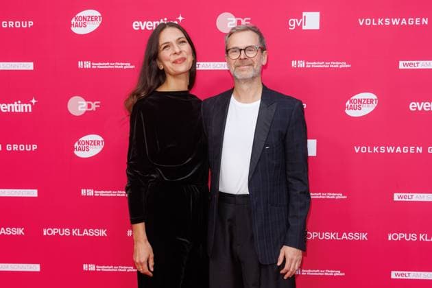 German Film Award 2024 Theresa Kronthaler and Matthias Matschke at Opus Klassik 2025 at the Konzerthaus am Gendarmenmarkt on 12 10 2025 in Berlin Copyright: xEventpressxKochanx