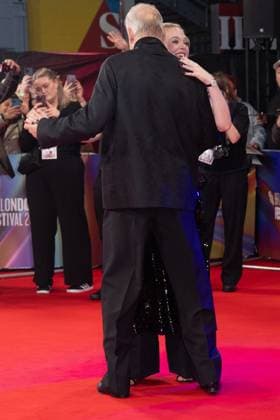 London Film Festival 2025 - Sentimental Value Arrivals at Royal Festival Hall, Southbank, London Stellan Skarsgard and Elle Fanning attends the Headline Gala of Sentimental Value at The 69th BFI London Film Festival at Royal Festival Hall, Southbank, London, England, UK on Sunday 12 October, 2025., Credit:Justin Ng Avalon UK, England, London, Royal Festival Hall, Southbank Copyright: xJustinxNgx xAvalonx 1045056282