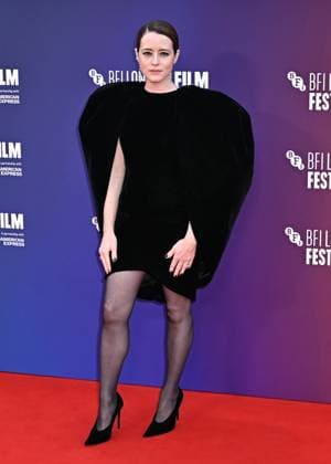 Claire Foy attends H Is for Hawk Premiere during the BFI London Film Festival, at the Southbank Centre, Royal Festival Hall in London, England. UK. Sunday 12th October 2025 Copyright: xJamesxWarrenx adz5d647