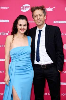 Danae Dörken and Pascal Schumacher at the Opus Klassik 2025 award ceremony at the Konzerthaus am Gendarmenmarkt Berlin, 12 10 2025 Foto:xN.xKubelkax xFuturexImagex opus_5005