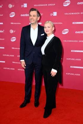 Benjamin Bernheim and Anu Tali at the Opus Klassik 2025 award ceremony at the Konzerthaus am Gendarmenmarkt Berlin, 12 10 2025 Foto:xN.xKubelkax xFuturexImagex opus_5062