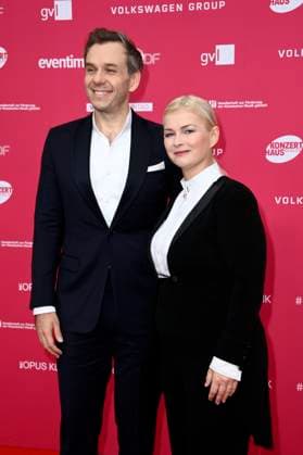 Benjamin Bernheim and Anu Tali at the Opus Klassik 2025 award ceremony at the Konzerthaus am Gendarmenmarkt Berlin, 12 10 2025 Foto:xN.xKubelkax xFuturexImagex opus_5063