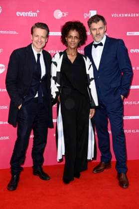 Max von Pufendorf, Dennenesch Zoude and Jens Atzorn at the Opus Klassik 2025 award ceremony at the Konzerthaus am Gendarmenmarkt Berlin, 12 10 2025 Foto:xN.xKubelkax xFuturexImagex opus_5067