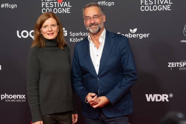 Photocall Of Tatort: Die Schoepfung During Cologne International Film Festival Katrin Vernau and Hein Mulders pose for a picture during the photo call of Tatort-Die Schoepfung at Film Palast during the Cologne Film Festival 2025 in Cologne, Germany, on October 12, 2025. cologne Germany  Copyright: xYingxTangx originalFilename: tang-notitle251012_np5Zf.jpg