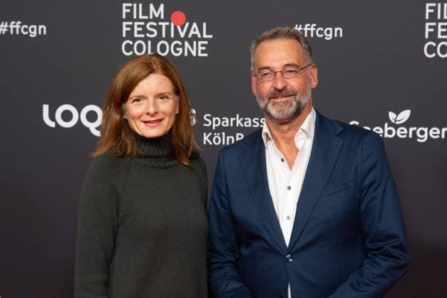 Photocall Of Tatort: Die Schoepfung During Cologne International Film Festival Katrin Vernau and Hein Mulders pose for a picture during the photo call of Tatort-Die Schoepfung at Film Palast during the Cologne Film Festival 2025 in Cologne, Germany, on October 12, 2025. cologne Germany  Copyright: xYingxTangx originalFilename: tang-notitle251012_npGp9.jpg