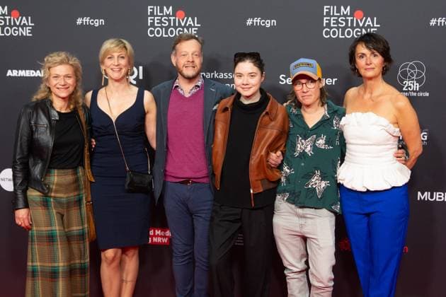 Photocall Of Tatort: Die Schoepfung During Cologne International Film Festival Dagmar Operskalski, Mareile Blendl, Roland Riebeling, Hannah Schiller, Katja Buerkle, and Bettina Engelhardt pose for a picture during the photo call of Tatort-Die Schoepfung at Film Palast during the Cologne Film Festival 2025 in Cologne, Germany, on October 12, 2025. cologne Germany  Copyright: xYingxTangx originalFilename: tang-notitle251012_npxLP.jpg