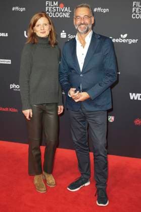 Katrin Vernau and Hein Mulders at the screening of the ARD TV film Tatort Die Schöpfung at the 35 Film Festival Cologne 2025 at the Filmpalast Cologne, 12 10 2025 Foto:xR.xSchmiegeltx xFuturexImagex tatort_5018