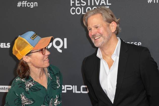 Katja Bürkle and Jan Kruse at the screening of the ARD TV film Tatort Die Schöpfung at the 35 Film Festival Cologne 2025 at the Filmpalast Cologne, 12 10 2025 Foto:xR.xSchmiegeltx xFuturexImagex tatort_5021