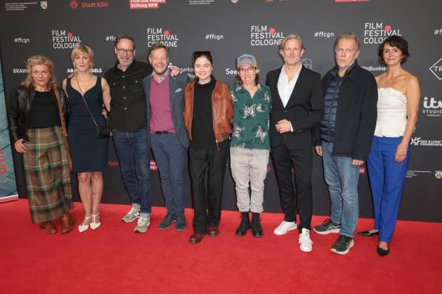 Dagmar Operskalski, Mareile Blendl, Wolfgang Stauch, Roland Riebeling, Hannah Schiller, Katja Bürkle, Jan Kruse, Torsten C Fischer and Bettina Engelhardt at the screening of the ARD TV film Tatort Die Schöpfung at the 35 Film Festival Cologne 2025 at the Filmpalast Köln, 12 10 2025 Foto:xR.xSchmiegeltx xFuturexImagex tatort_5055