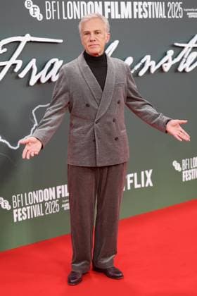 . 13 10 2025. London, United Kingdom. Christoph Waltz arriving at the Frankenstein premiere at the London Film Festival.  xStephenxLockx xi-Imagesx IIM-26294-0010