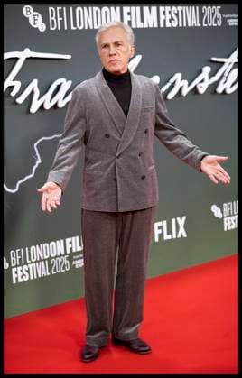 . 13 10 2025. London, United Kingdom. Christoph Waltz arriving at the Frankenstein premiere at the London Film Festival.  xStephenxLockx xi-Imagesx IIM-26294-0025