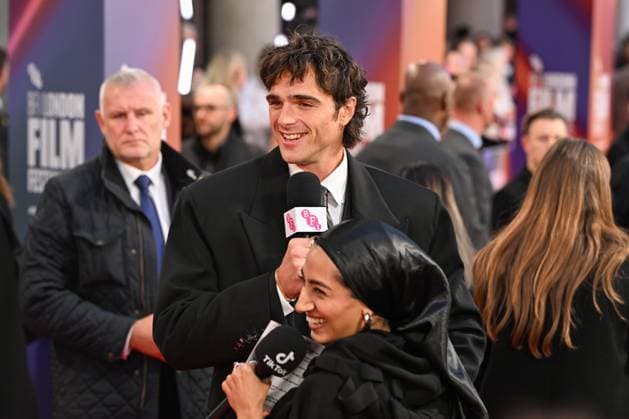Celebrities attend the ˜Frankenstein™ headline gala screening during The 69th BFI London Film Festival at The Royal Festival Hall, London Featuring: Jacob Elordi Where: London, United Kingdom When: 13 Oct 2025 Credit: Cover Images EDITORIAL USE ONLY. NOT FOR USE BY NEWSPAPERS BASED IN THE UK. Copyright: xx coverimg55176031