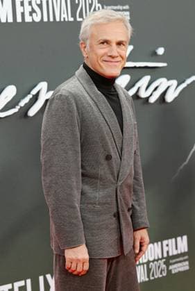 Austrian actor Christoph Waltz attends the premiere of Frankenstein at the 69th BFI London Film Festival in London, England on Monday October 13, 2025.  LON20251013110 RUNExHELLESTAD