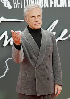 Austrian actor Christoph Waltz attends the premiere of Frankenstein at the 69th BFI London Film Festival in London, England on Monday October 13, 2025.  LON20251013111 RUNExHELLESTAD