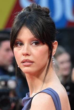 British actress Mia Goth attends the premiere of Frankenstein at the 69th BFI London Film Festival in London, England on Monday October 13, 2025.  LON20251013126 RUNExHELLESTAD