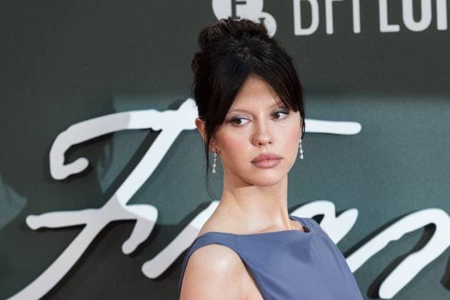 Frankenstein Gala at 69th BFI London Film Festival LONDON, UNITED KINGDOM - OCTOBER 13: Mia Goth attends the UK premiere of Frankenstein during the 69th BFI London Film Festival at the Royal Festival Hall in London, United Kingdom on October 13, 2025. Wiktor Szymanowicz Anadolu London United Kingdom. Editorial use only. Please get in touch for any other usage.  Copyright: x2025xAnadoluxWiktorxSzymanowiczx