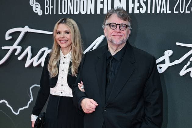 London BFI Frankenstein Premiere Kim Morgan and Guillermo del Toro attending the Frankenstein Premiere as part of the BFI London Film Festival in London, England on October 13, 2025. Photo by Aurore Marechal ABACAPRESS.COM London  Copyright: xMarechalxAurore ABACAx