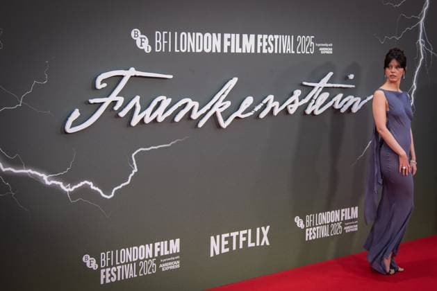 Frankenstein Headline Gala - The 69th BFI London Film Festival at The Royal Festival Hall - 13 Oct 2025 Mia Goth attends the Frankenstein Headline Gala at the 69th BFI London Film Festival at The Royal Festival Hall. London United Kingdom Copyright: xLoredanaxSangiulianox xSOPAxImagesx LSangiuliano-6294