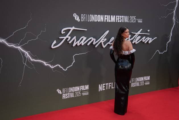 Frankenstein Headline Gala - The 69th BFI London Film Festival at The Royal Festival Hall - 13 Oct 2025 Mia Tomlinson attends the Frankenstein Headline Gala at the 69th BFI London Film Festival at The Royal Festival Hall. London United Kingdom Copyright: xLoredanaxSangiulianox xSOPAxImagesx LSangiuliano-6069