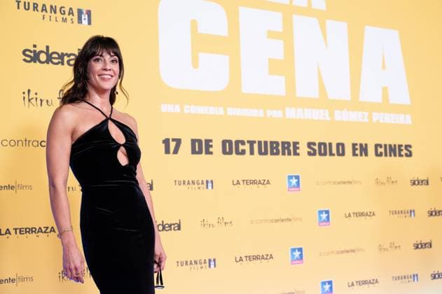 October 13, 2025, Madrid, Spain: Eva Urgarte attends the premiere La Cena photocall at Cines Kinepolis in Madrid. Madrid Spain - ZUMAs197 20251013_aaa_s197_099 Copyright: xAtilanoxGarciax
