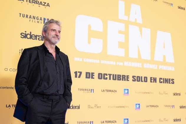 October 13, 2025, Madrid, Spain: Alberto San Juan attends the premiere La Cena photocall at Cines Kinepolis in Madrid. Madrid Spain - ZUMAs197 20251013_aaa_s197_122 Copyright: xAtilanoxGarciax