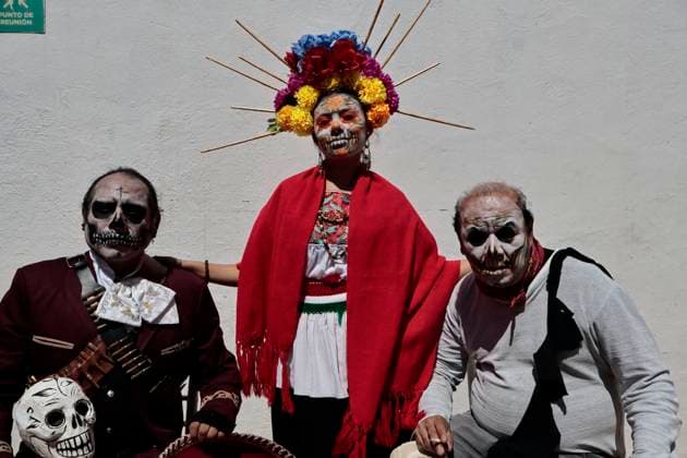 October 13, 2025, Mexico, Cdmx, Mexico: Preparations for the Day of the Dead celebration have begun in the Xochimilco region of Mexico City. In addition to catrinas and catrines, there will be special presentations based on Mexican traditions, not Halloween. The important thing is to keep Mexican traditions alive over any other expression that seeks to replace the elements and importance that the Day of the Dead holds for our country and traditions. Mexico Mexico - ZUMAp204 20251013_zip_p204_005 Copyright: xJosuexPerezx