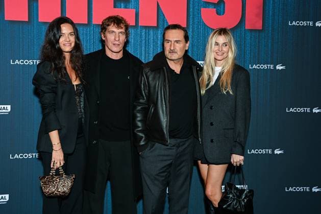 Capucine Martin, Cédric Jimenez , Gilles Lellouche , Alizée Guinochet attend the Chien 51 Premiere at Le Grand Rex 449674 2025 10 13 Paris France  Copyright: xLionelxGuericolasx xStarfacex STAR_449674_075