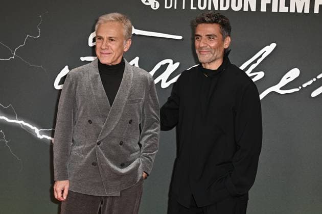 Christoph Waltz and Oscar Isaac attends Frankenstein Premiere during the BFI London Film Festival, at the Southbank Centre, Royal Festival Hall in London, England. UK. Monday 13th October 2025 Copyright: xJamesxWarrenx adz5d836