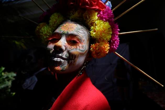 Xochimilco Mayor s Office Prepares For Various Cultural Activities For The Day Of The Dead In Mexico People dress as catrinas and accompany authorities from the Xochimilco mayor s office in Mexico City, Mexico, where they hold a press conference to announce various cultural activities to commemorate the Day of the Dead in Mexico on November 1 of this year, on October 13, 2025. Mexico City Mexico City Mexico  Copyright: xGerardoxVieyrax originalFilename: vieyra-notitle251013_npDhM.jpg