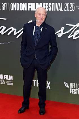 Charles Dance at the premiere of the feature film Frankenstein at the 69 BFI London Film Festival 2025 at the Royal Festival Hall London, 013 10 2025 Foto:xS.xVasx xFuturexImagex frankenstein_5826