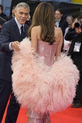Jay Kelly Film Premiere George Clooney and Amal Clooney attend the BFI London Film Festival Gala of Jay Kelly, during the BFI London Film Festival, the Royal Festival Hall, London. 10th October 2025.  Copyright: xAndrewxSimsx NINTCHDBPICT001030886338
