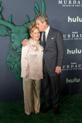 Hulu s Murdaugh: Death in the Family New York Premiere in New York, USA - 13 Oct 2025 (L-R) Patricia Arquette and Jason Clarke attend the Hulu s Murdaugh: Death In The Family New York premiere at 7 Hudson Square. New York United States Copyright: xRonxAdarx xSOPAxImagesx _radar_murdaugh_20251013_01012