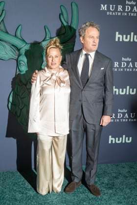 Hulu s Murdaugh: Death in the Family New York Premiere in New York, USA - 13 Oct 2025 (L-R) Patricia Arquette and Jason Clarke attend the Hulu s Murdaugh: Death In The Family New York premiere at 7 Hudson Square. New York United States Copyright: xRonxAdarx xSOPAxImagesx _radar_murdaugh_20251013_01025