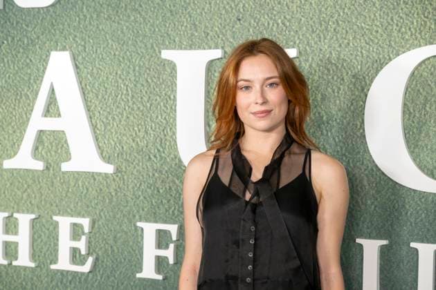 Hulu s Murdaugh: Death in the Family New York Premiere in New York, USA - 13 Oct 2025 Mina Sundwall attends the Hulu s Murdaugh: Death In The Family New York premiere at 7 Hudson Square. New York United States Copyright: xRonxAdarx xSOPAxImagesx _radar_murdaugh_20251013_01119