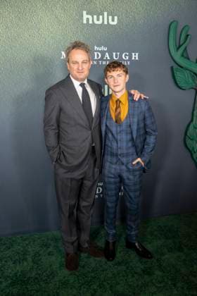 Hulu s Murdaugh: Death in the Family New York Premiere in New York, USA - 13 Oct 2025 (L-R) Jason Clarke and Johnny Berchtold attend the Hulu s Murdaugh: Death In The Family New York premiere at 7 Hudson Square. New York United States Copyright: xRonxAdarx xSOPAxImagesx _radar_murdaugh_20251013_01216