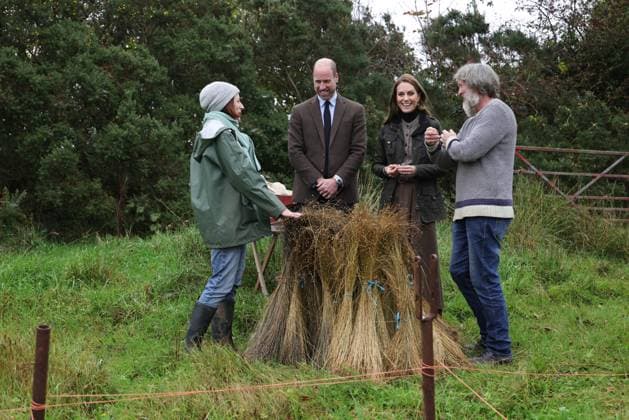 The Prince and Princess of Wales Visit Northern Ireland 14 10 2025. Cookstown, UK. The Prince and Princess of Wales during a visit to Mallon Farm in Cookstown, Northern Ireland., Credit:Pete Maclaine Avalon United Kingdom, England, Cookstown  Copyright: xPetexMaclainex xAvalonx 1045448344