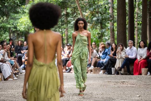 SaO PAULO, SP - 14.10.2025: SPFW N60 - Fashion designer Flavia Aranha& 39;s fashion show at SPFW N60 takes place this Tuesday morning (14) at Parque Trianon, in Sao Paulo, SP. x2823723x  RodileixMorais