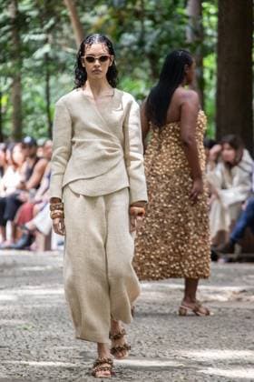 SaO PAULO, SP - 14.10.2025: SPFW N60 - Fashion designer Flavia Aranha& 39;s fashion show at SPFW N60 takes place this Tuesday morning (14) at Parque Trianon, in Sao Paulo, SP. x2823811x  RodileixMorais