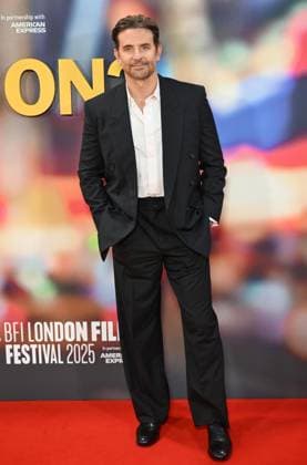 Celebrities attend the ˜Is This Thing On?™ headline gala screening during The 69th BFI London Film Festival at The Royal Festival Hall, London Featuring: Bradley Cooper Where: London, United Kingdom When: 14 Oct 2025 Credit: Cover Images EDITORIAL USE ONLY. NOT FOR USE BY NEWSPAPERS BASED IN THE UK. Copyright: xx coverimg55178814