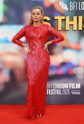 Celebrities attend the ˜Is This Thing On?™ headline gala screening during The 69th BFI London Film Festival at The Royal Festival Hall, London Featuring: Andra Day Where: London, United Kingdom When: 14 Oct 2025 Credit: Cover Images EDITORIAL USE ONLY. NOT FOR USE BY NEWSPAPERS BASED IN THE UK. Copyright: xx coverimg55178763