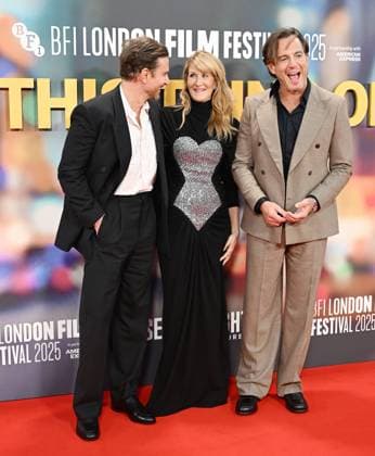 Celebrities attend the ˜Is This Thing On?™ headline gala screening during The 69th BFI London Film Festival at The Royal Festival Hall, London Featuring: Bradley Cooper, Andra Day, Laura Dern and Will Arnett Where: London, United Kingdom When: 14 Oct 2025 Credit: Cover Images EDITORIAL USE ONLY. NOT FOR USE BY NEWSPAPERS BASED IN THE UK. Copyright: xx coverimg55178768